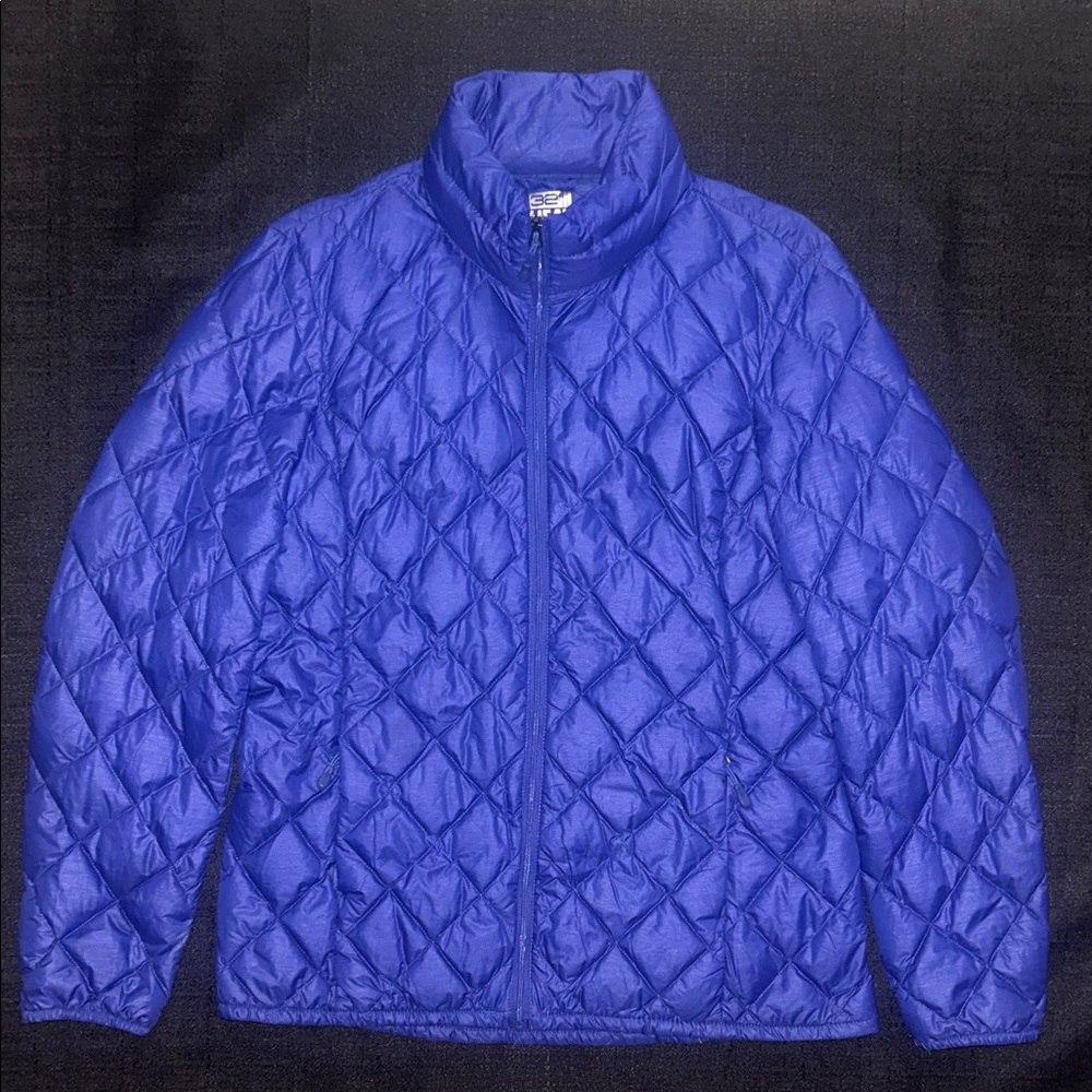 32 Degrees Heat Women’s Blue Puffer Jacket Size Medium